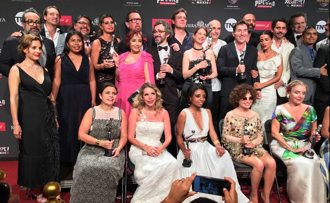 Foto: Los galardonados del los Premios Platino 2019. Foto: Archivo EL UNIVERSAL