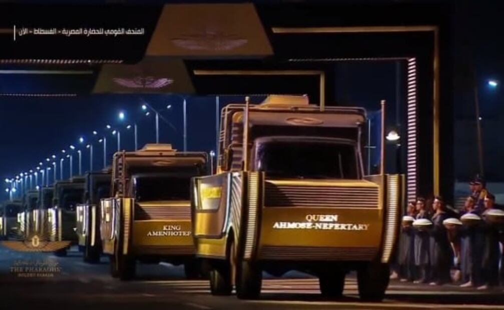 Desde Ramsés II y Hatshepsut: ve aquí en vivo el desfile de momias del Antiguo Egipto