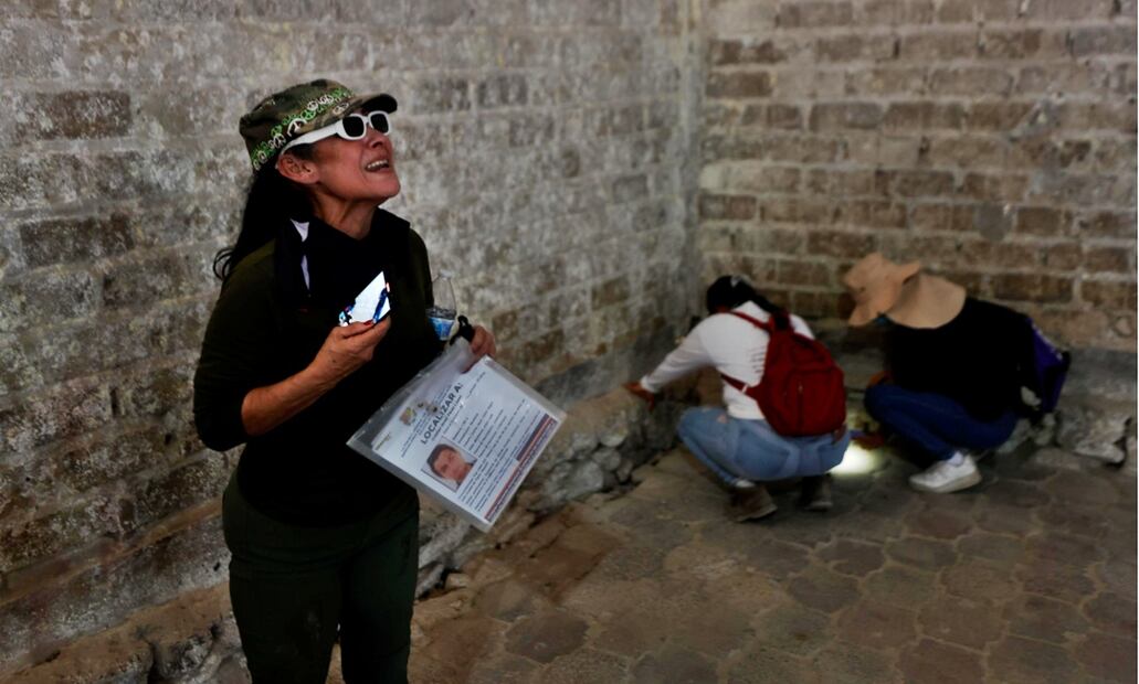 Madres buscadoras de diferentes estados del país recorrieron el rancho Izaguirre en Teuchitlán, Jalisco, el 20 de marzo de 2025. Foto: Diego Simón Sánchez/EL UNIVERSAL