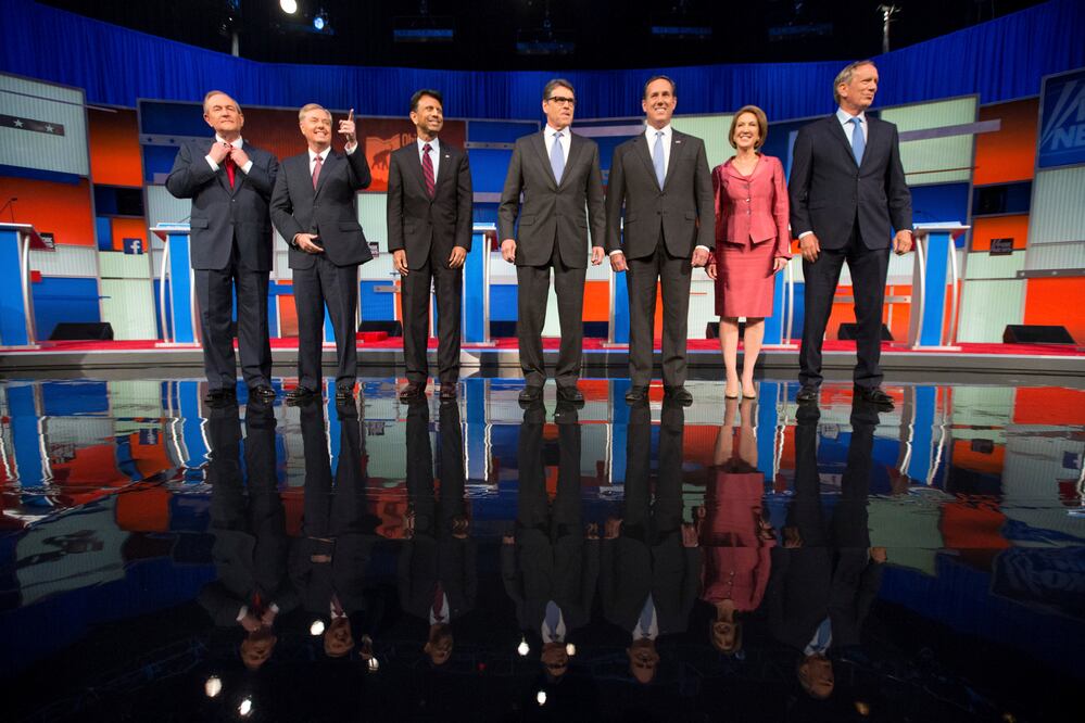 Algunos de los precandidatos republicanos (AP)