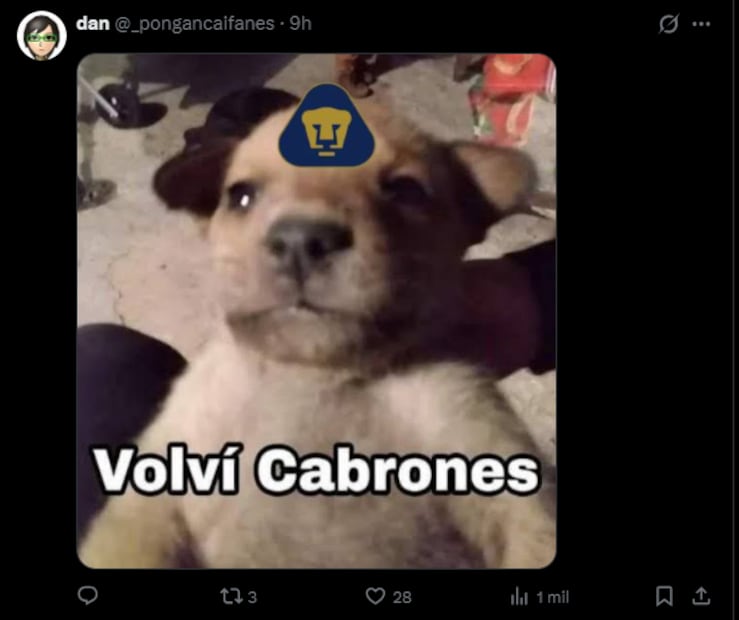 Estos son LOS MEJORES MEMES de la paliza de Pumas a Santos Laguna