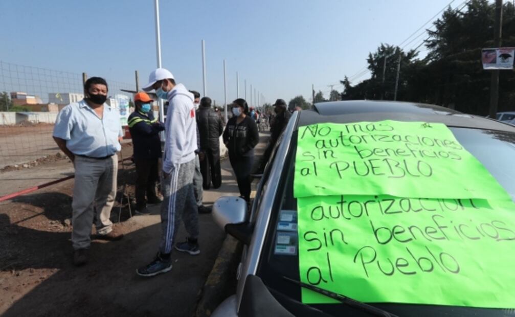 Pobladores de San Mateo Otzacatipan exigen solucionar la falta de agua potable que tienen desde hace 20 años 