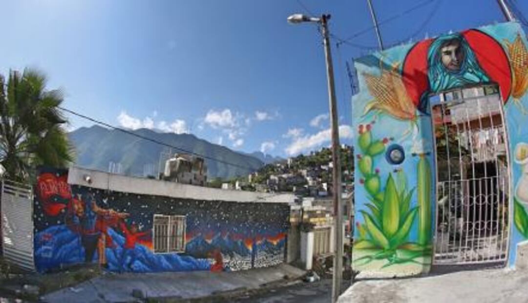 Con murales, buscan abatir la violencia en Monterrey