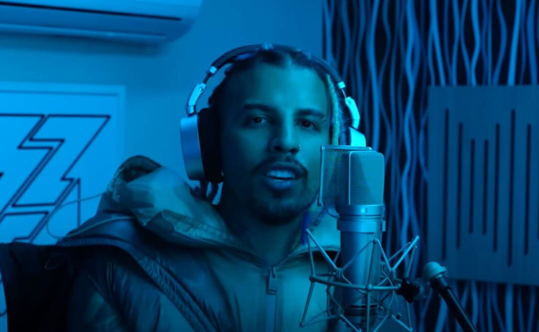 Rauw Alejandro en su sesión con BZRP.