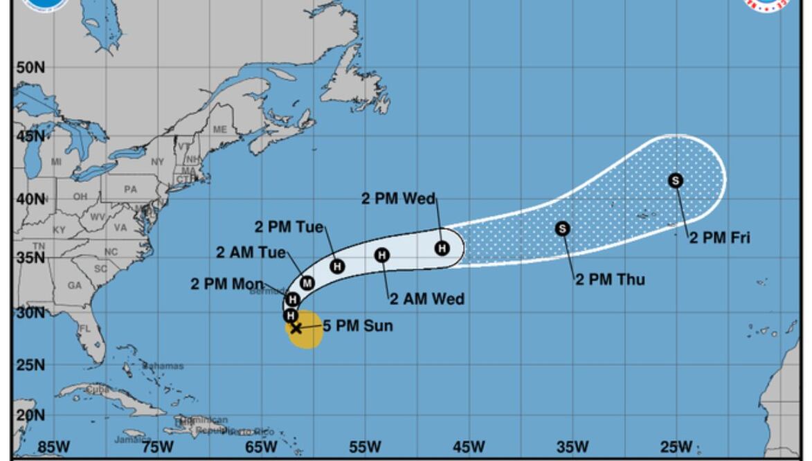 Foto: X @NHC_Atlantic