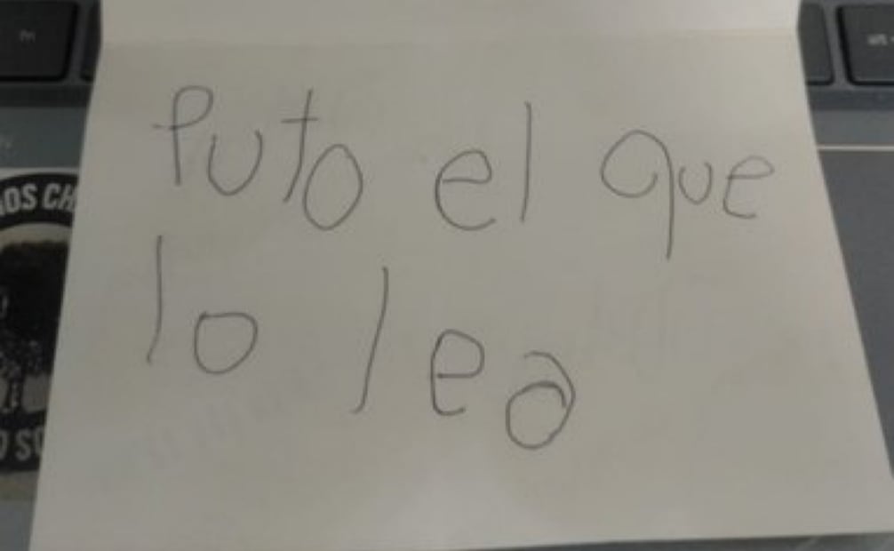 "Voto" que ingresó en la urna (09/04/2025). Foto: captura de pantalla