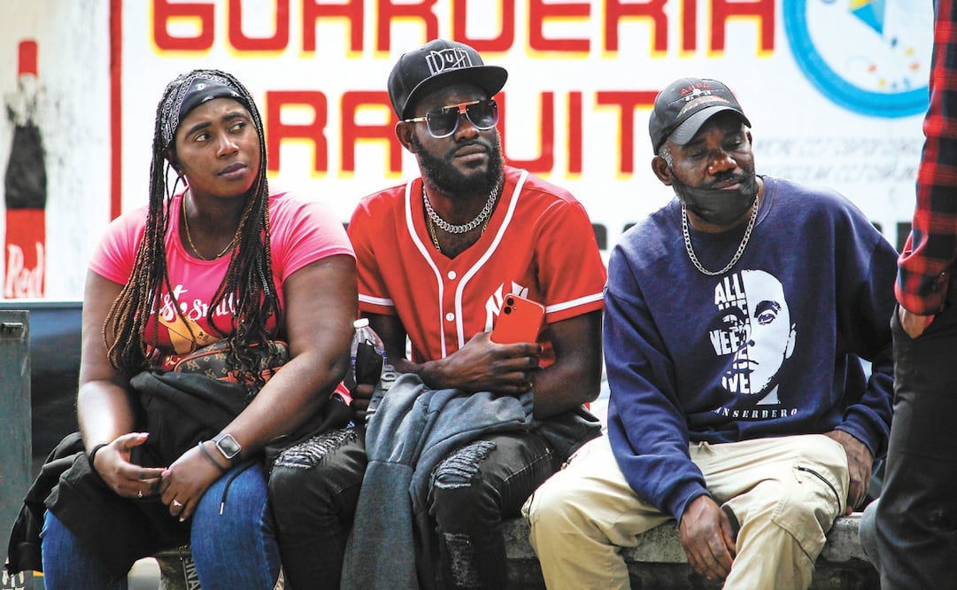 Haitianos en Iztapalapa. Foto: Luis Camacho / EL UNIVERSAL