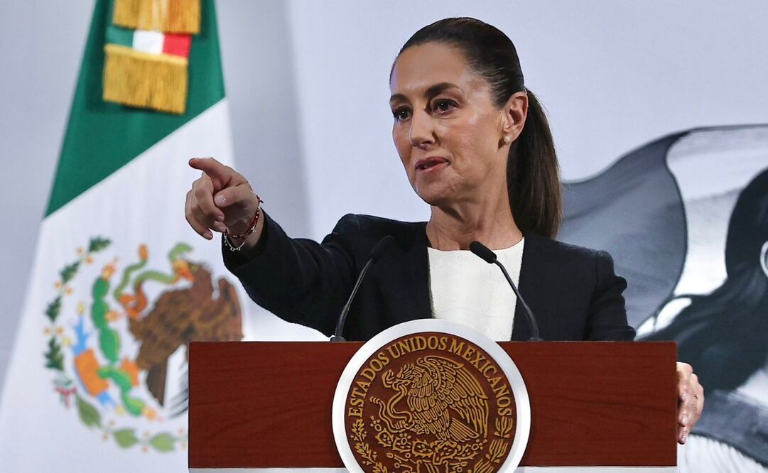 Conferencia del Pueblo en Palacio Nacional con la presidenta Claudia Sheinbaum el 8 de mayo de 2025. Fotos: Berenice Fregoso / EL UNIVERSAL