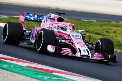 Force India cambiará nombre para GP de Bélgica