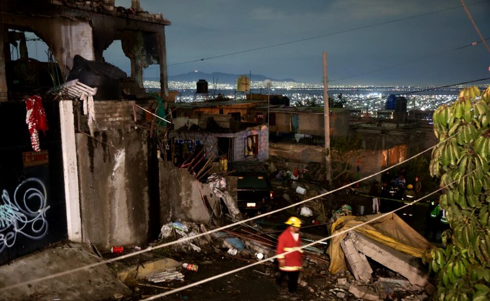 Explota polvorín en Chimalhuacán. Foto: Valente Rosas/EL UNIVERSAL