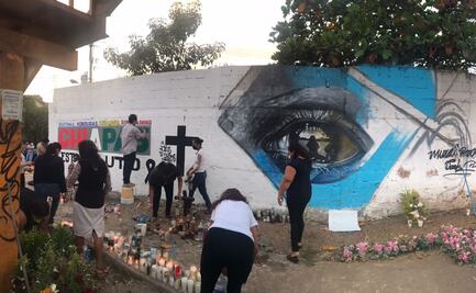 Realizan mural en memoria de los 55 migrantes fallecidos en accidente de tráiler en Chiapas