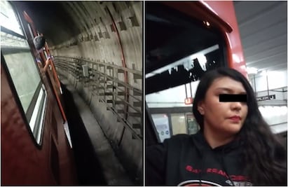 VIDEO: “¡Un bolillo para el susto!”, conductora del Metro guarda tren con todo y pasajeros; STC investiga