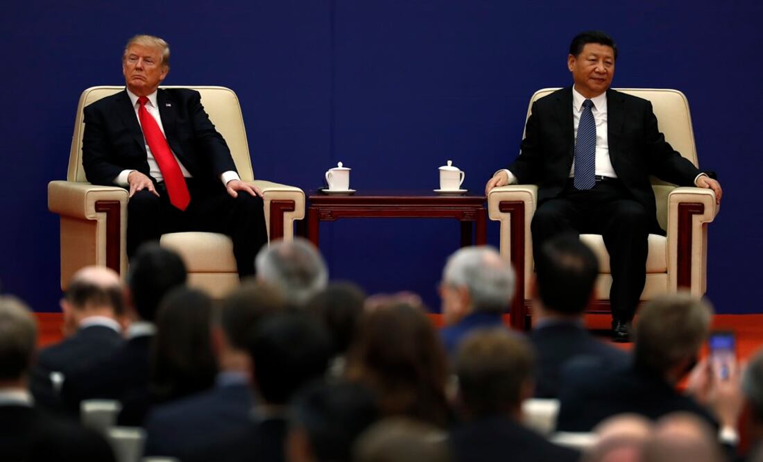 Los presidentes de EU y China, Donald Trump y Xi Jinping. Foto: Archivo / AP