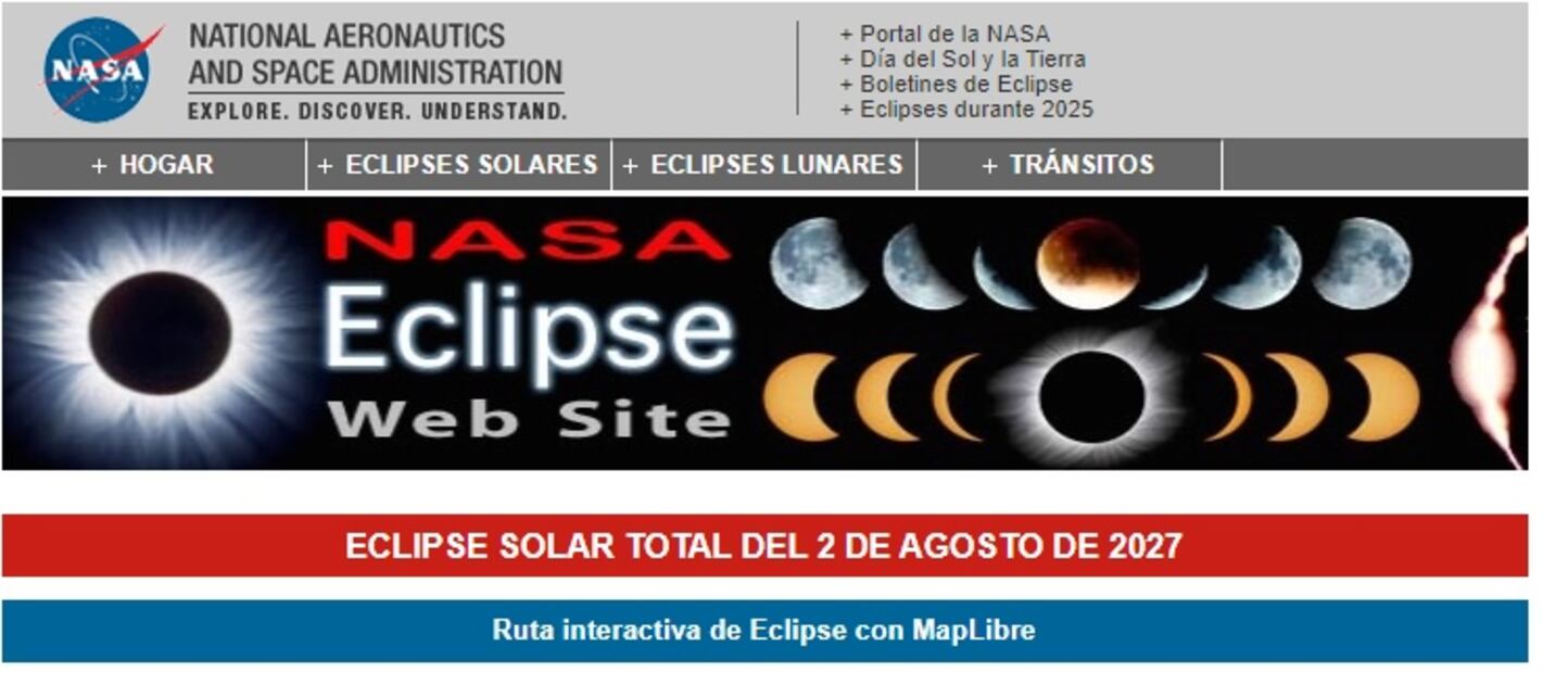 NASA confirma el Eclipse Solar más largo de la historia. Foto: NASA