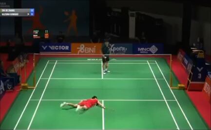 Joven jugador de bádminton colapsó en la cancha durante un partido y falleció por paro cardíaco