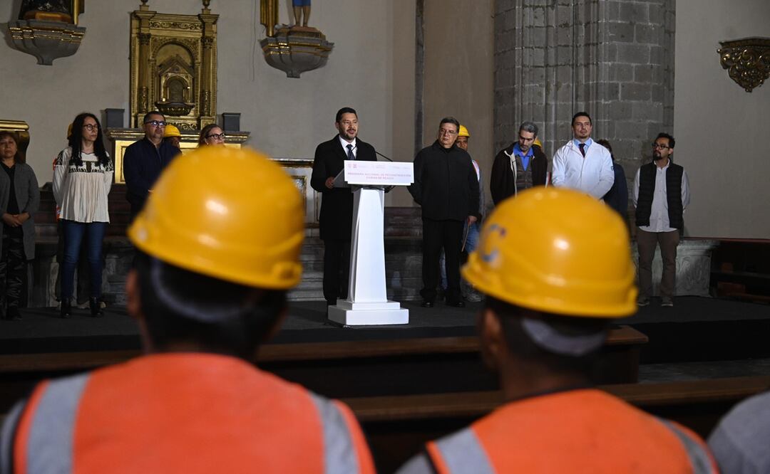 Martí Batres anuncia conclusión de reconstrucción de escuelas y avances en infraestructura tras sismos del 2017. Foto: Especial