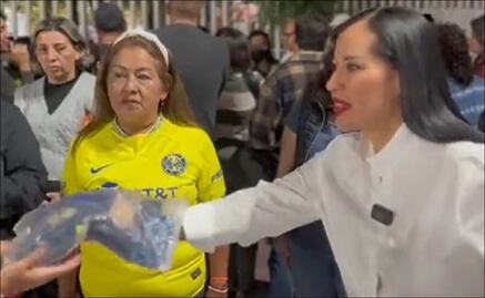 Sandra Cuevas, alcaldesa de Cuauhtémoc, enamoró a los americanistas con este detalle