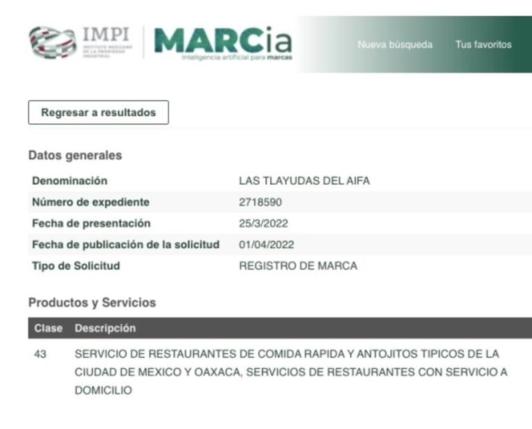 ¿Y la señora de las tlayudas? Empresarios quieren registrar “Las Tlayudas del AIFA” para explotar la marca