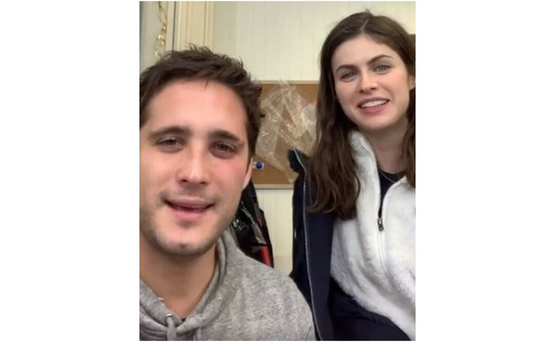 Diego Boneta y Alexandra Daddario. Foto: Captura de pantalla