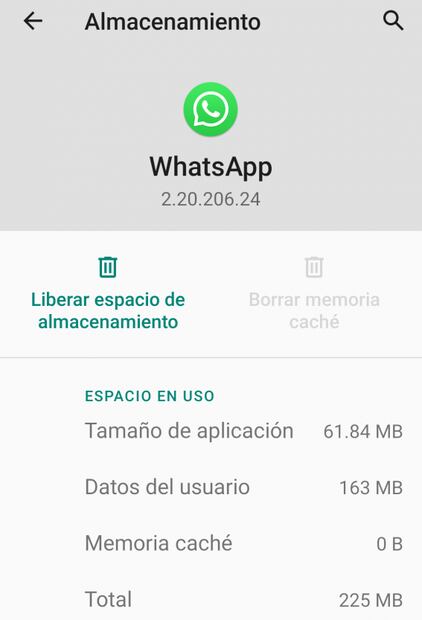 Razones para eliminar la memoria caché de WhatsApp