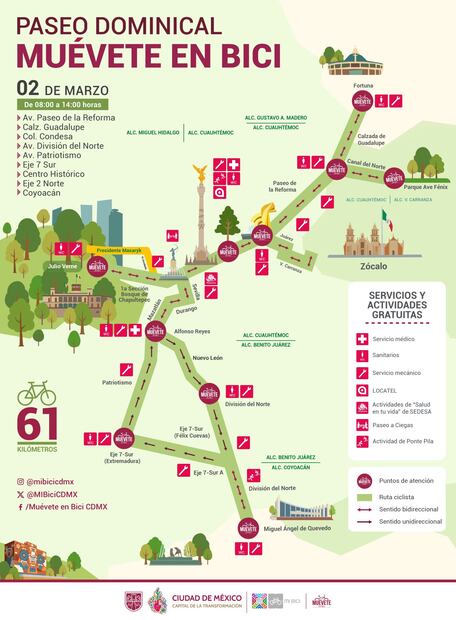 Paseo Dominical “Muévete en Bici”