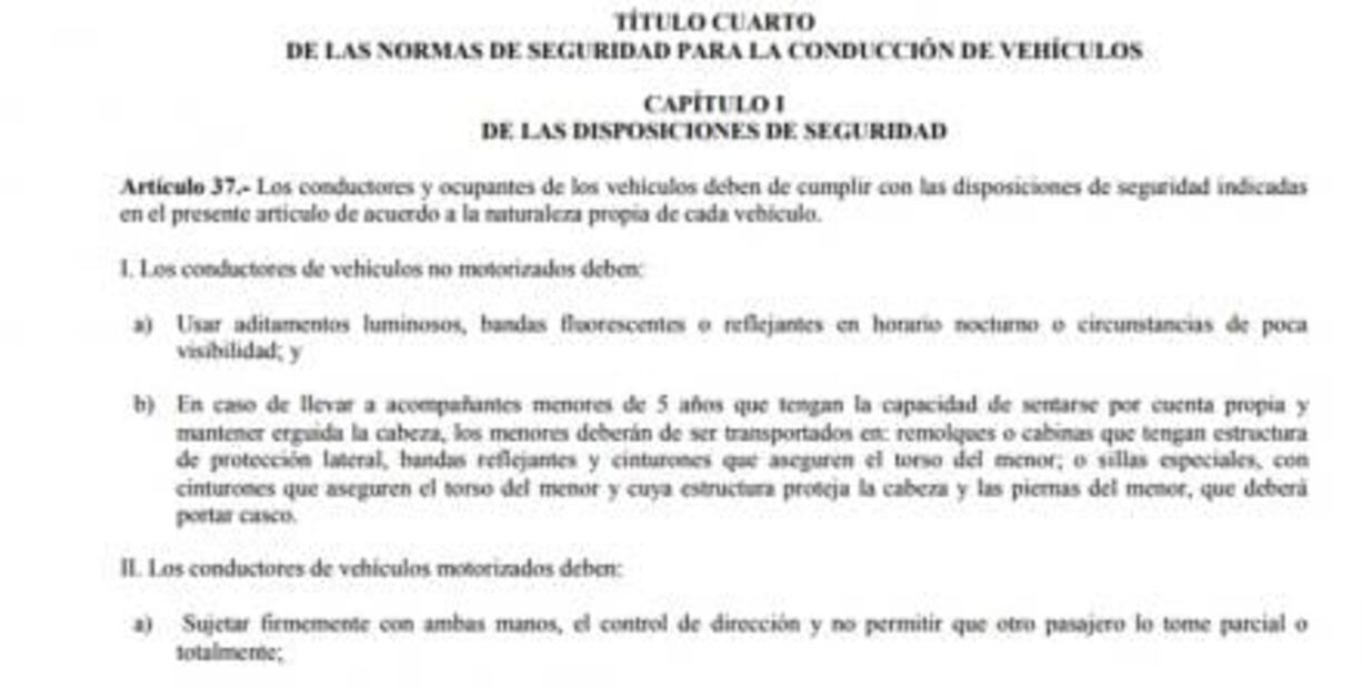 Costumbres al volante que dejan multas 