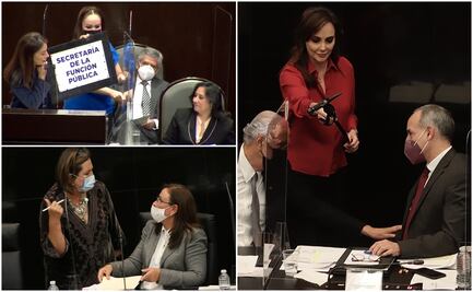 Un bastón, carbón y un tapete, los regalos de panistas al gabinete de AMLO