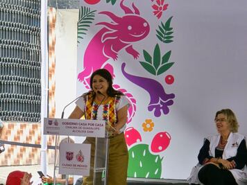 Clara Brugada anuncia Utopía en Deportivo Carmen Serdán, en la GAM; "va a tener infraestructura deportiva como nunca antes", asegura