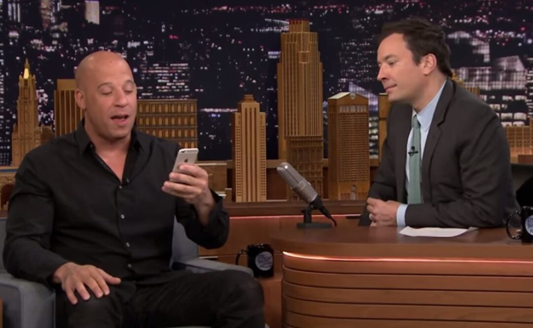 Vin Diesel interrumpe entrevista para leer mensaje de su hija