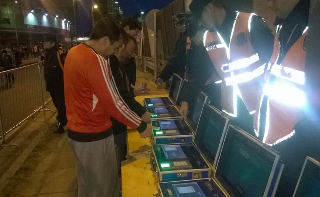 Huella digital, novedad en el River Plate-Tigres
