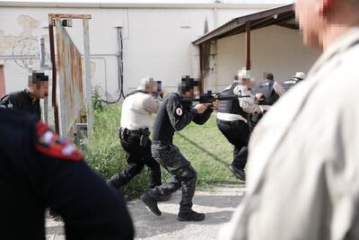 Agentes especiales de Tamaulipas y Texas intercambian técnicas de reacción