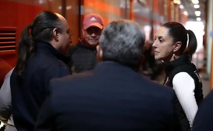 Sheinbaum visita talleres del Metro El Rosario para atender necesidades de empleados 