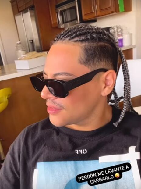 El cantante de Grupo Firme presumió su nuevo look, ahora con trenzas, pero no fue muy bien recibido por sus seguidores. Foto: Instagram