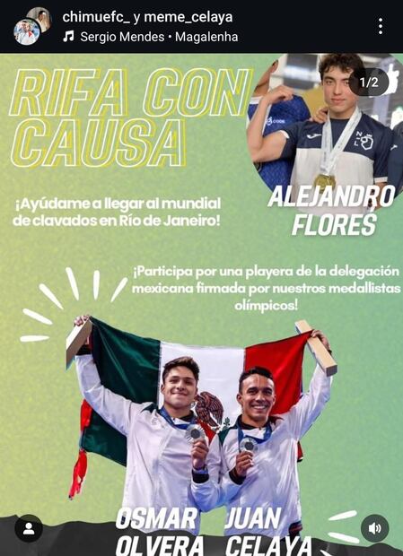 Osmar Olvera y Juan Celaya apoyan a clavadista mexicano para que acuda a Mundial