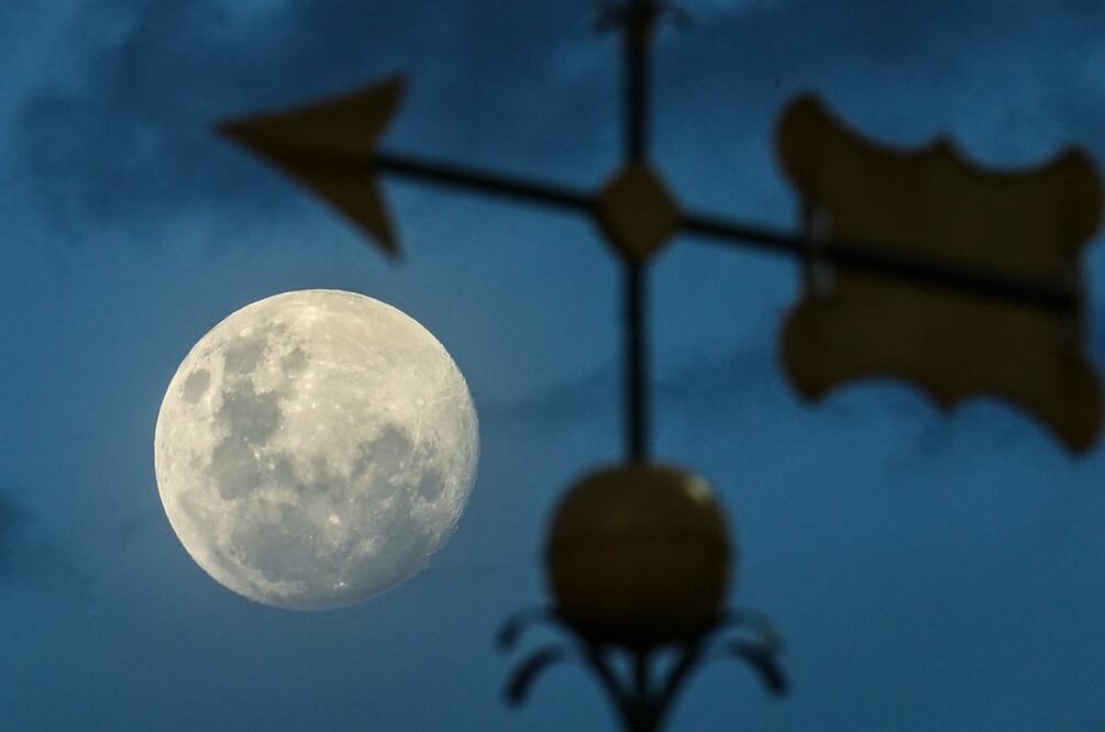 Luna llena. Foto: EFE / Matt Turner, archivo 
