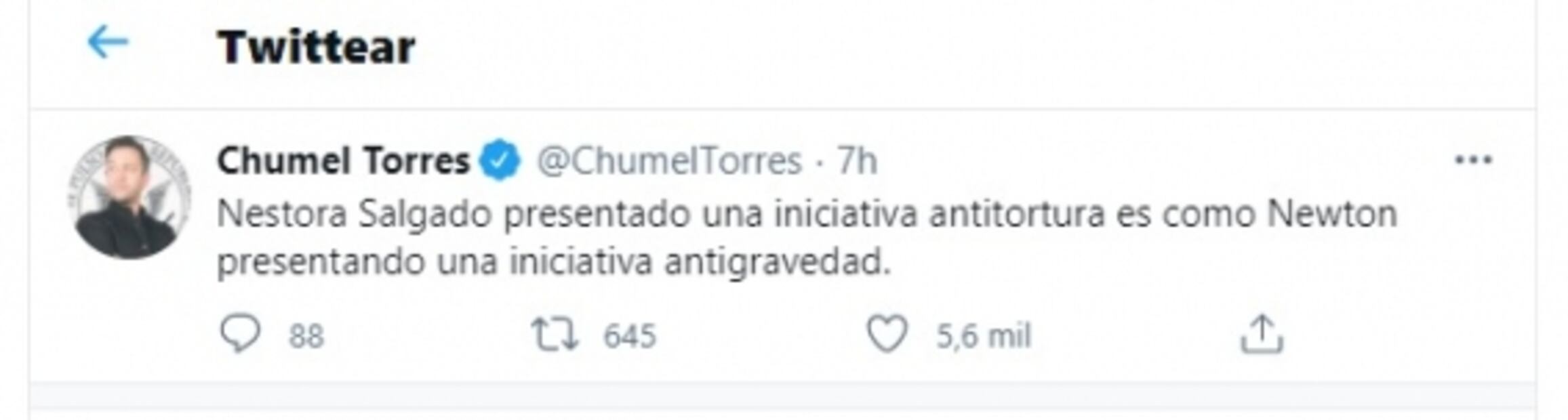Chumel y Nestora Salgado se enfrentan en Twitter por iniciativa de senadora para modificar delito de tortura 