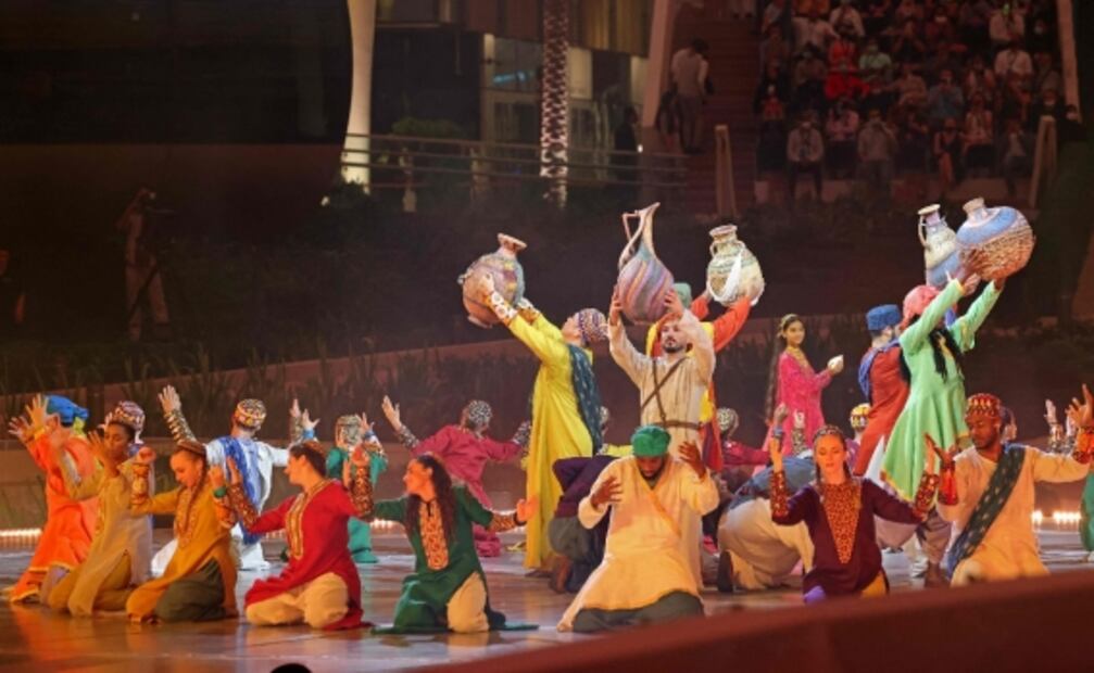 En fotos, la extravagante ceremonia de inauguración de la Expo 2020 en Dubai