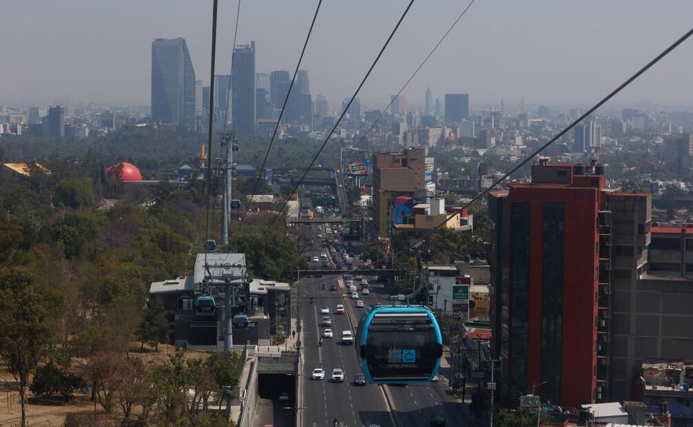La CDMX presenta altos niveles de contaminación (27/02/2025). Foto: Diego Simón Sánchez / EL UNIVERSAL