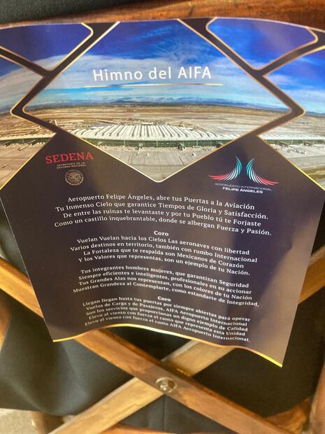 Himno del AIFA. Foto: Daniela Wachauf