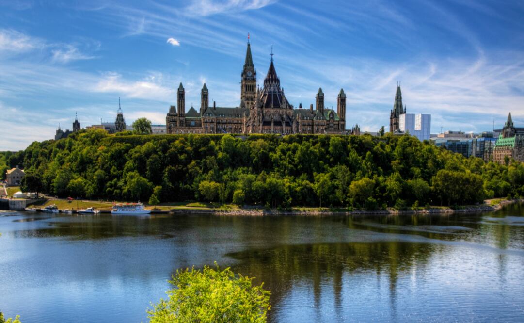 El Parlamento de Ottawa es una construcción neogótica. Ofrece tours y es ideal para la fotografía. (Foto: Harold Stiver)