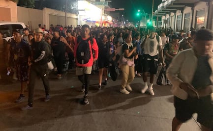 Nueva caravana migrante parte de Tapachula; buscan llegar a EU antes de que Trump asuma presidencia
