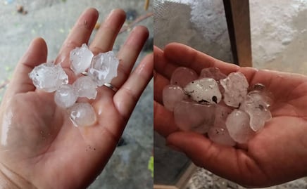 Fuerte granizada sorprende a vecinos de dos ciudades de Tamaulipas; alertan por tormentas eléctricas