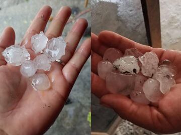 Fuerte granizada sorprende a vecinos de dos ciudades de Tamaulipas; alertan por tormentas eléctricas