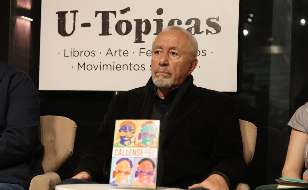 Presentación de libro "Cállense. Los nuevos rostros de la censura", en U-Tópicas en Coyoacán. Participaron Héctor de Mauleón, Humberto Mussachio, Gabriela Warkentin y María de Vecchi. Foto: Valente Rosas/ EL UNIVERSAL