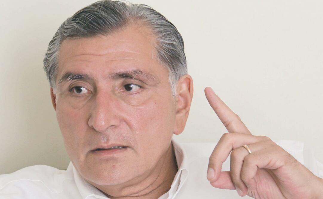 Aspirante de Morena al gobierno de Tabasco, Adán Augusto López Hernández. (FOTO: LUMA LÓPEZ. EL UNIVERSAL)