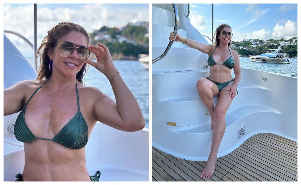 Este es el impresionante mini bikini de Rocío Sánchez Azuara. Imagen: Instagram Rocío Sánchez Azuara
