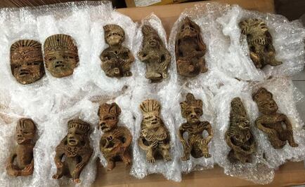 PF asegura 13 aparentes piezas arqueológicas en Jalisco