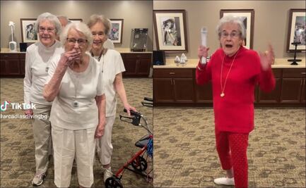 Abuelitas recrean el show del medio tiempo del Super Bowl LVII de Rihanna