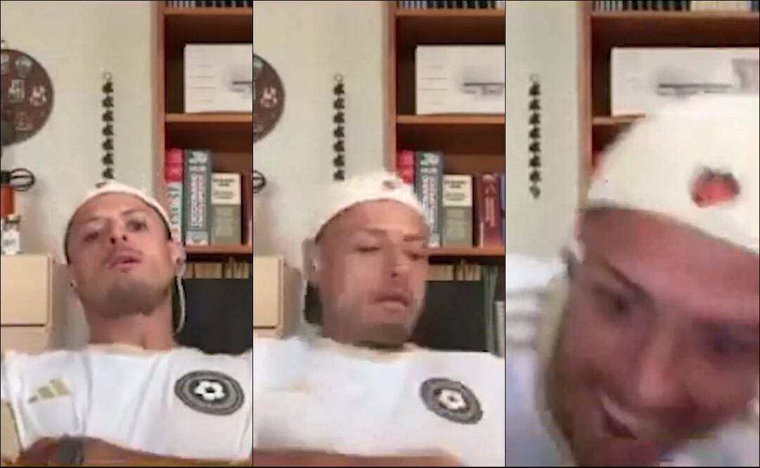 El Chicharito Hernández se cayó durante una transmisión de la Kings League Américas - Foto: Captura de pantalla