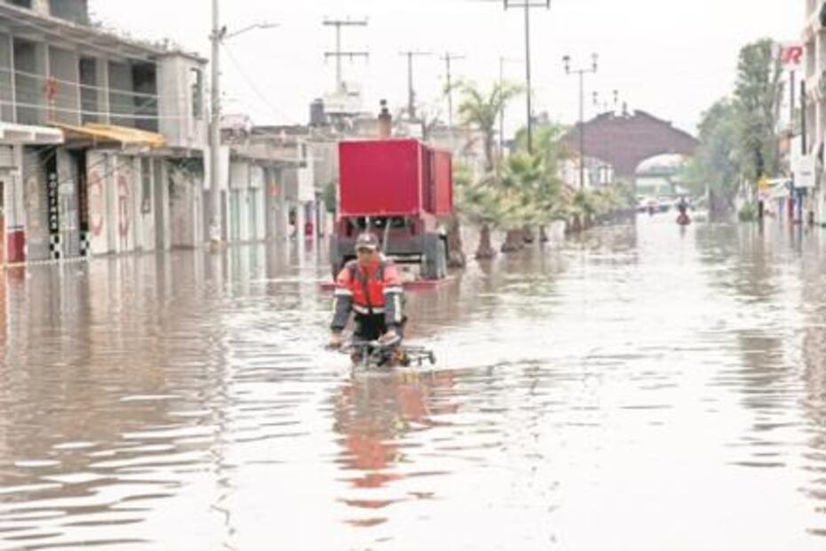 Sufre Edomex por intensas lluvias